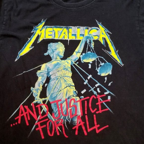 Vintage Metallica And Justice For All Shirt - Picture 1 of 4